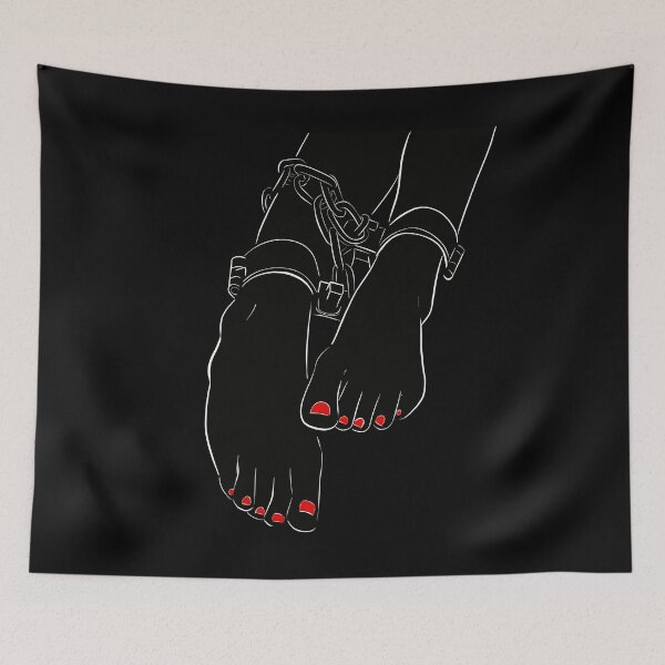 Item preview, handcuffed feet fetish designed and sold by Culturesensible.