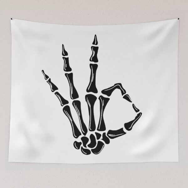 Item preview, Three Skeleton Hand Sign designed and sold by BEyourself be.