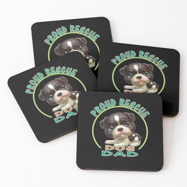 Item preview,  Proud Rescue Dog Dad  designed and sold by david parry.