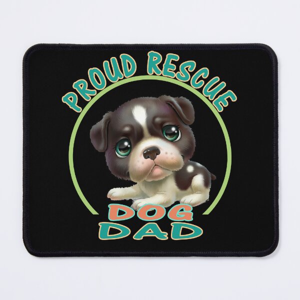 Item preview, Proud Rescue Dog Dad designed and sold by david parry.