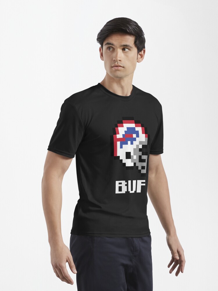 Disover Buffalo (Tecmo Super Bowl Football Helmet) | Active T-Shirt