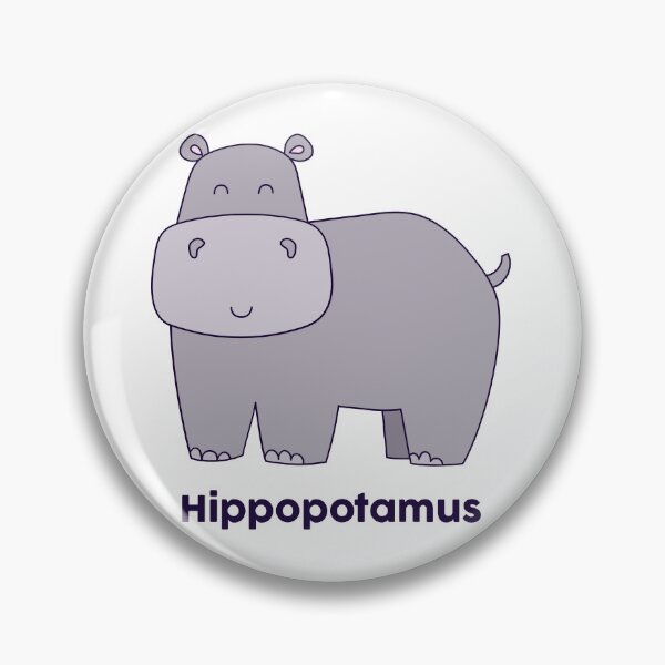 Item preview, cute happy hippo hippopotamus pattern pack hippo really like hippos hippo lovers hippopotamus designed and sold by stickers-packs.
