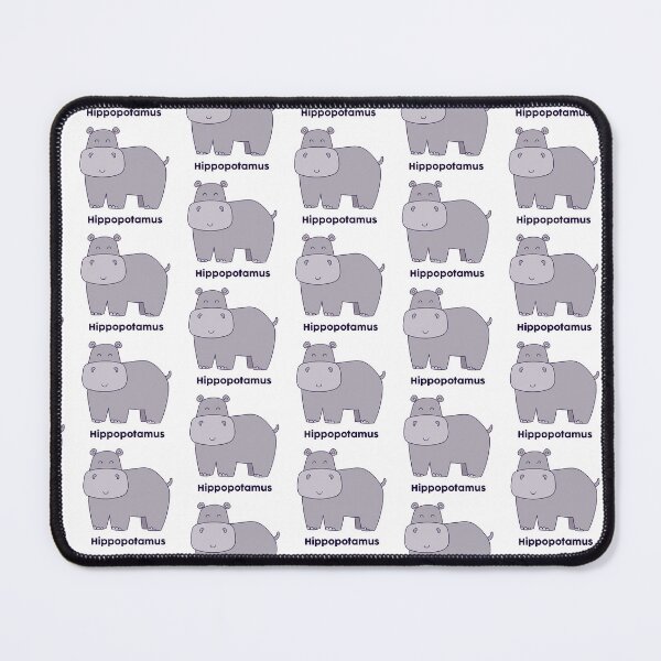 Item preview, cute happy hippo hippopotamus pattern pack hippo really like hippos hippo lovers hippopotamus designed and sold by stickers-packs.