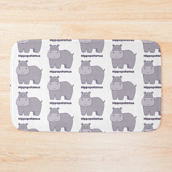 Item preview, cute happy hippo hippopotamus pattern pack hippo really like hippos hippo lovers hippopotamus designed and sold by stickers-packs.
