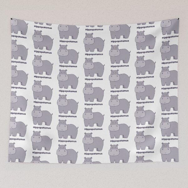 Item preview, cute happy hippo hippopotamus pattern pack hippo really like hippos hippo lovers hippopotamus designed and sold by stickers-packs.