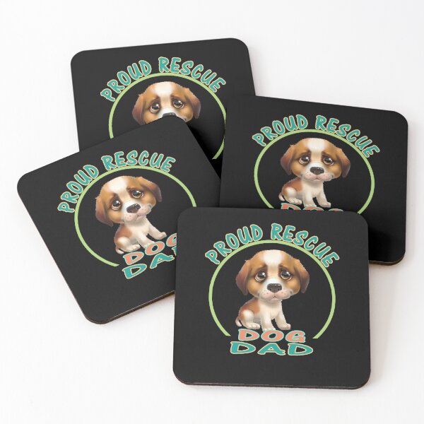 Item preview,  Proud Rescue Dog Dad  designed and sold by david parry.