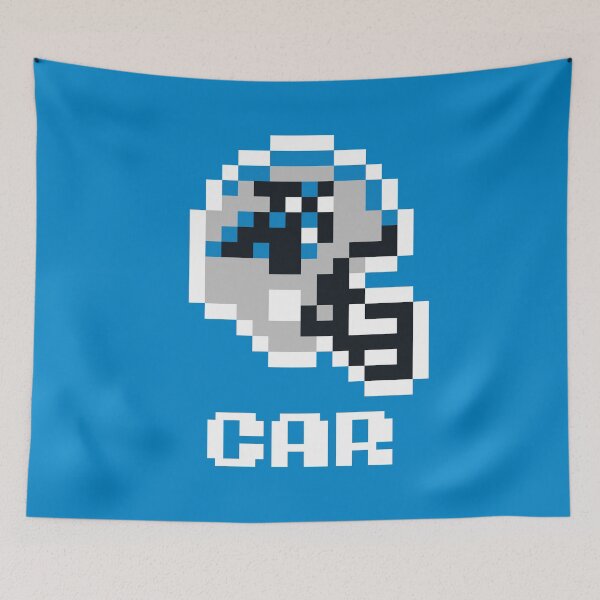 Item preview, Carolina (Tecmo Super Bowl Football Helmet) designed and sold by The Armorsmith.