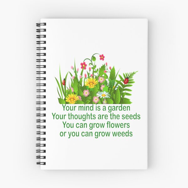 Item preview, Your mind is a garden designed and sold by Becky Hunter.