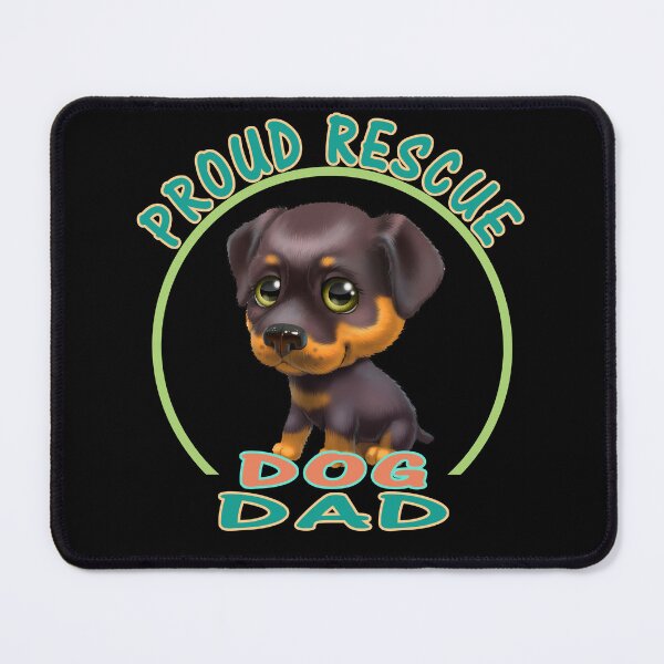 Item preview, Proud Rescue Dog Dad designed and sold by david parry.