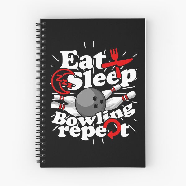 Item preview, Eat Sleep Bowling Repeat Funny Bowler designed and sold by fultond.