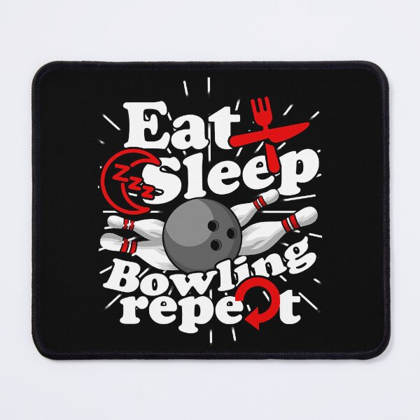 Item preview, Eat Sleep Bowling Repeat Funny Bowler designed and sold by fultond.