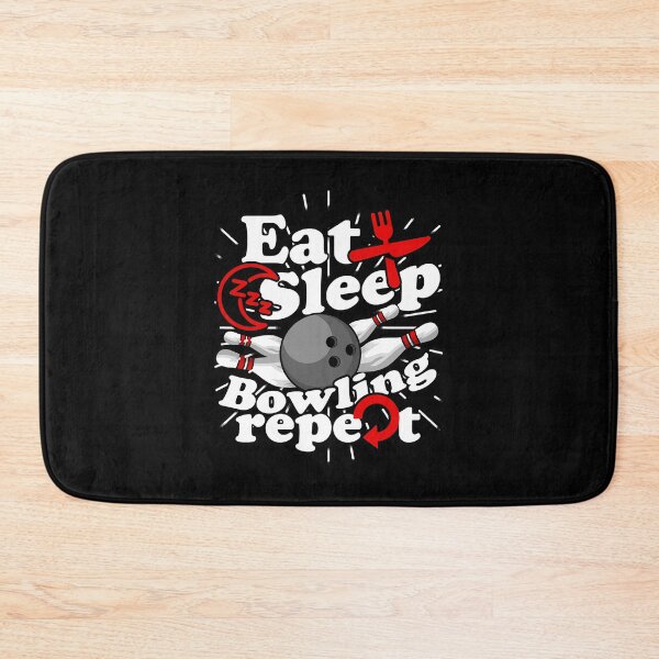 Item preview, Eat Sleep Bowling Repeat Funny Bowler designed and sold by fultond.