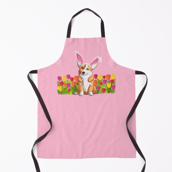 Item preview, Cute Corgi Easter Bunny Flowers designed and sold by Epic Love Designs.