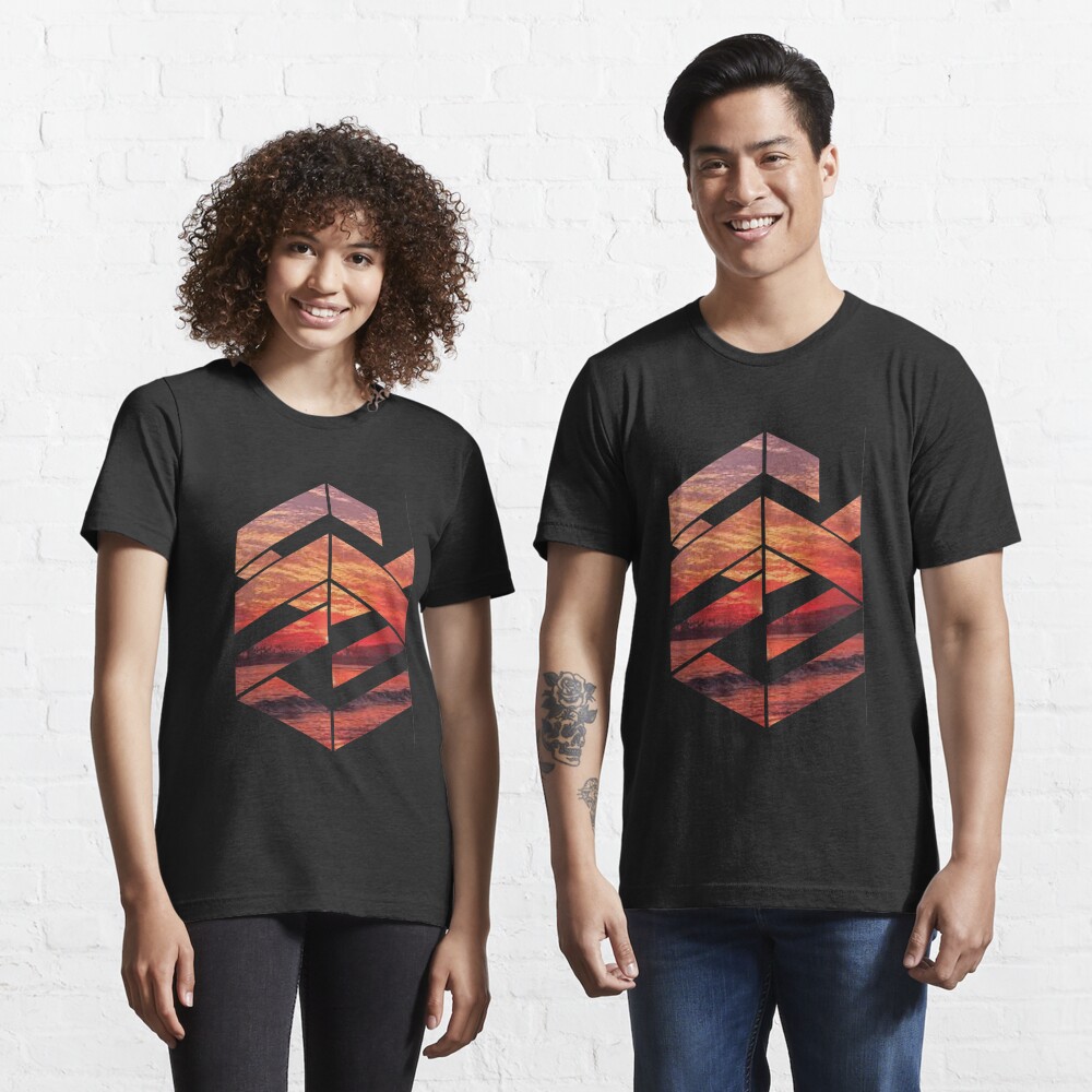 Graphic Design – Unisex T-Shirt Design B – Sunset Logo – LAFS