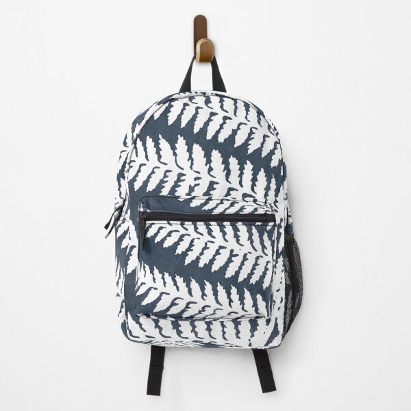 Item preview, Fern Leaf in Navy Blue 1 designed and sold by ArticraftShop.