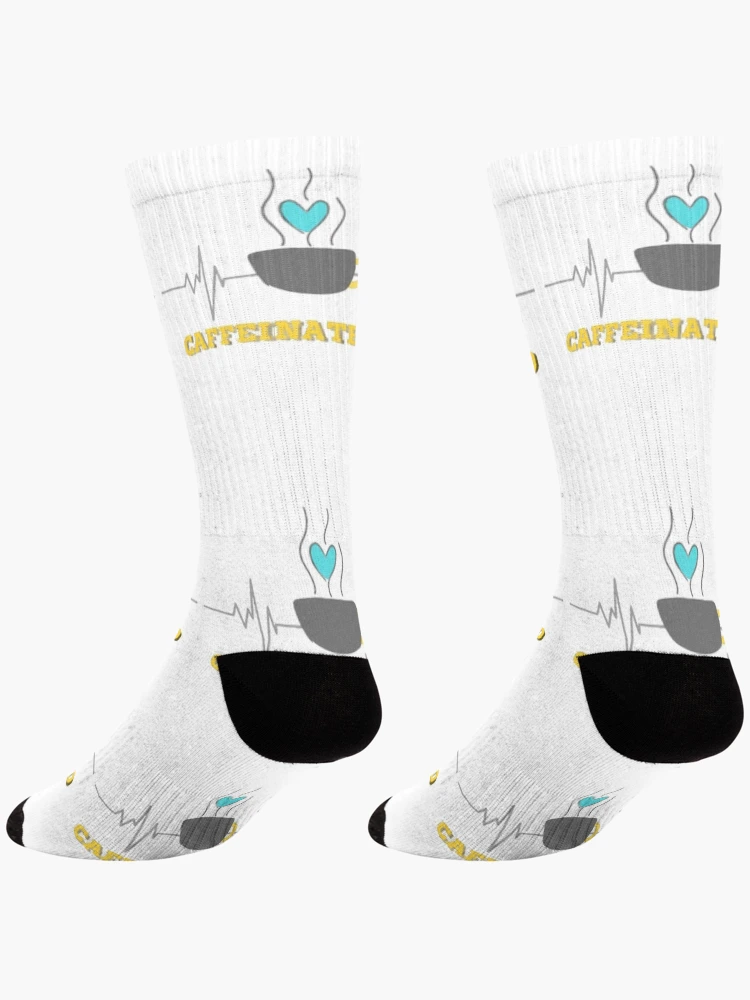 Thumbnail 4 of 5, Socks, Caffeinated designed and sold by Emplan.