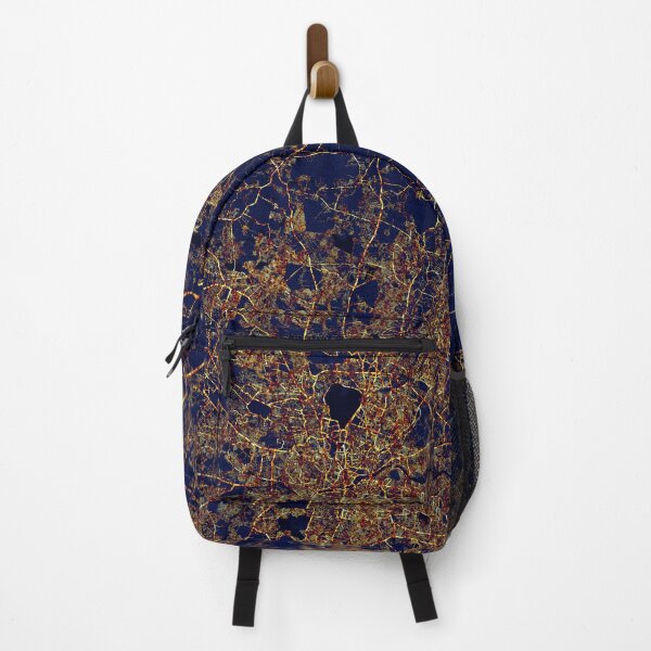 Item preview, Hyderabad, Telangana, India Map  - City At Night designed and sold by deMAP.