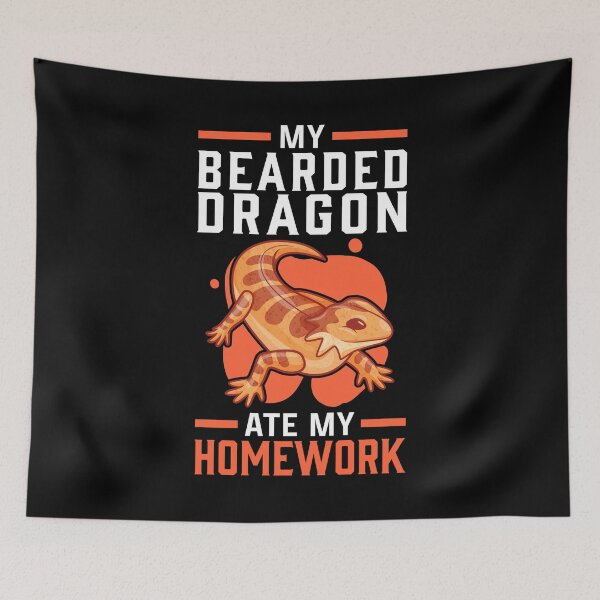 Item preview, bearded dragon homework eaten terraristics designed and sold by madgrfx.