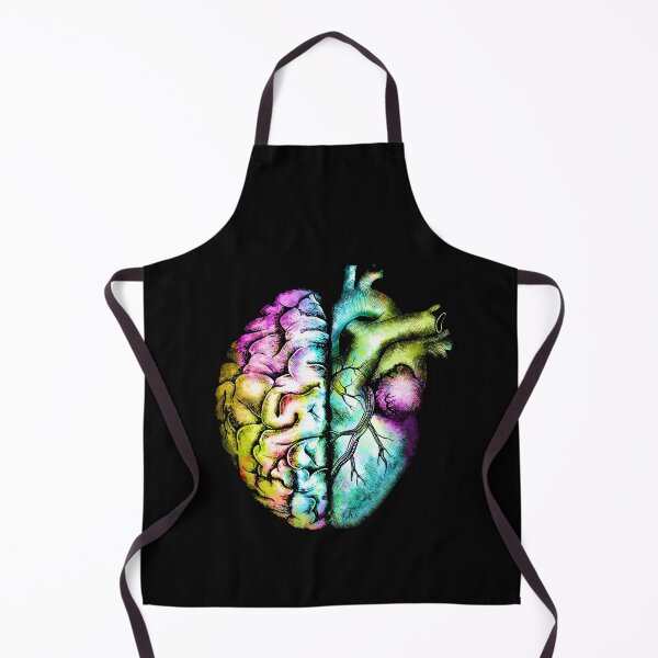 Item preview, Right balance between brain and heart, colorful, rainbow, multicolored, mental health designed and sold by Collagedream.