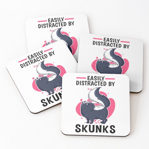 Item preview, Easily distracted by Skunk Skunk Badger Skunk designed and sold by madgrfx.