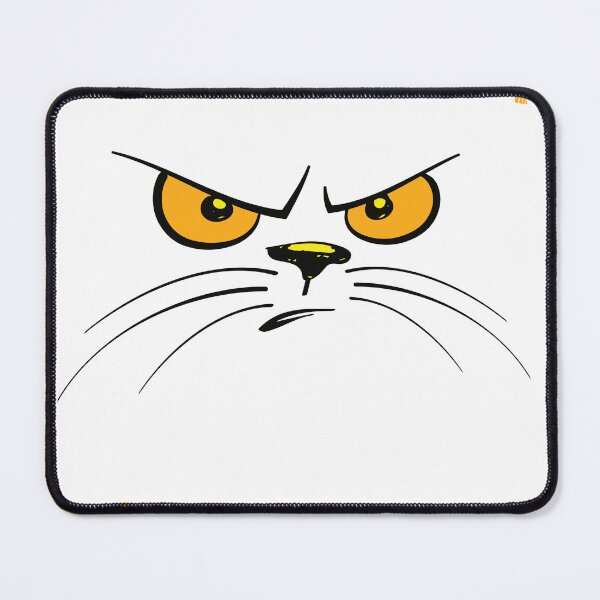 Item preview, This Is My Happy Face Funny Grouchy CAT designed and sold by EagleArtist12.