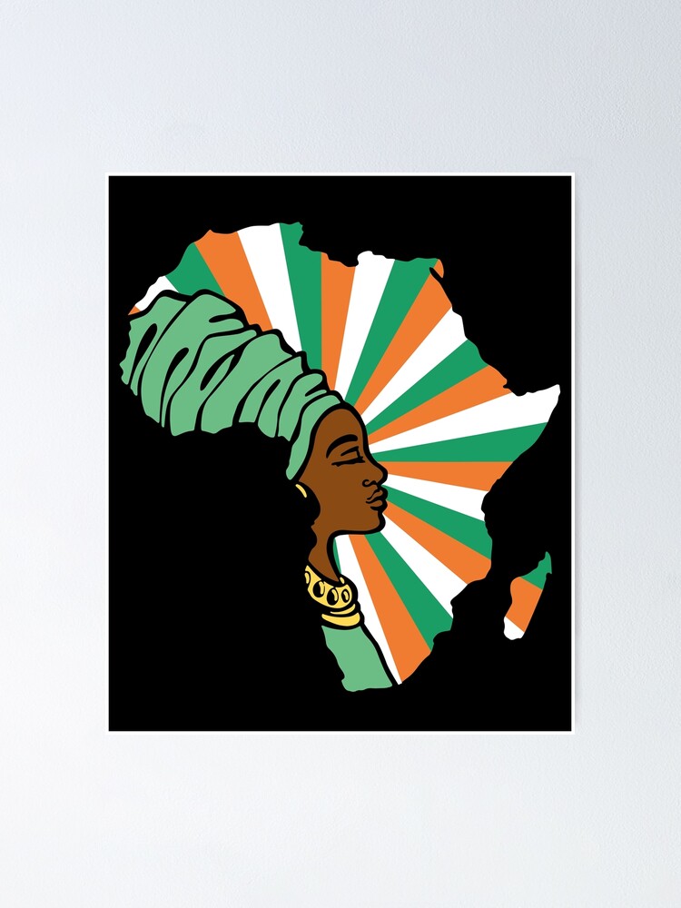 Poster drapeau côte d'ivoire 