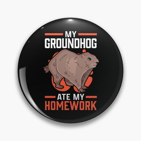 Item preview, Groundhog homework eaten ground squirrel designed and sold by madgrfx.