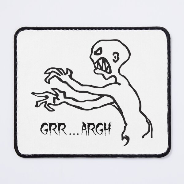 Item preview, Grr Argh, Monster, Buffy the Vampire Slayer, Mutant Enemy, 90s, BTVS, Zombie, Joss Whedon, Angel, Buffering, Pop Culture, Zombie designed and sold by S Hazelwood .
