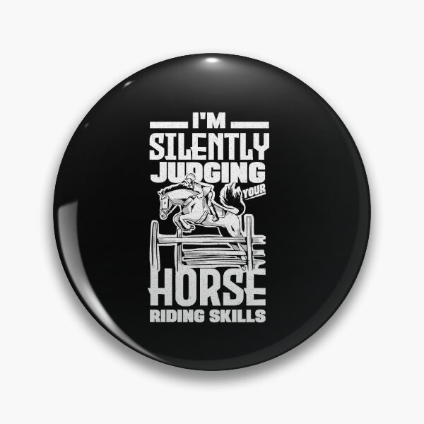 Item preview, Equestrianism Equestrian Horse Riding Sildently Judging Pun designed and sold by ShopTheStyle.