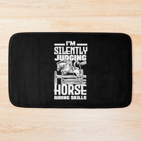 Item preview, Equestrianism Equestrian Horse Riding Sildently Judging Pun designed and sold by ShopTheStyle.