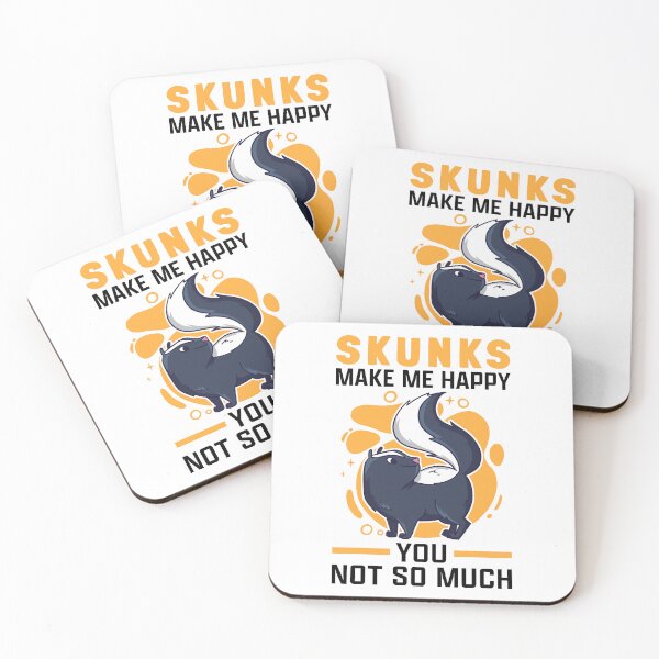 Item preview, Skunks make happy skunk badger skunk designed and sold by madgrfx.