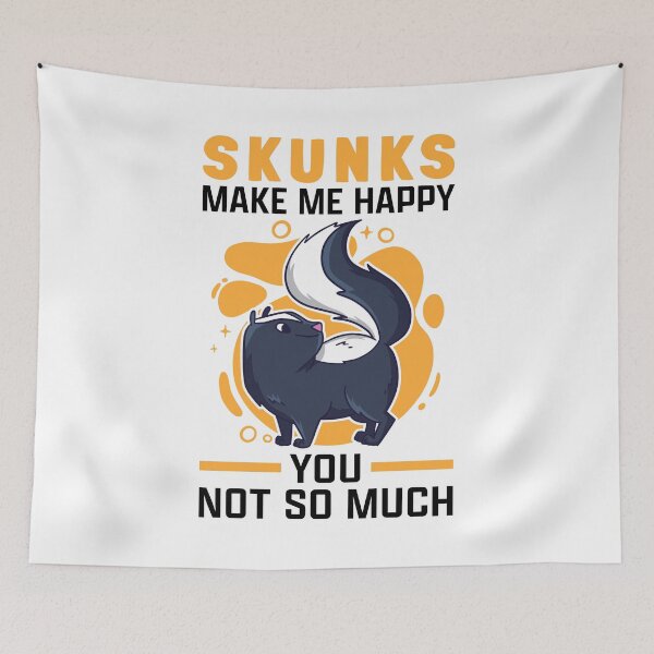 Item preview, Skunks make happy skunk badger skunk designed and sold by madgrfx.