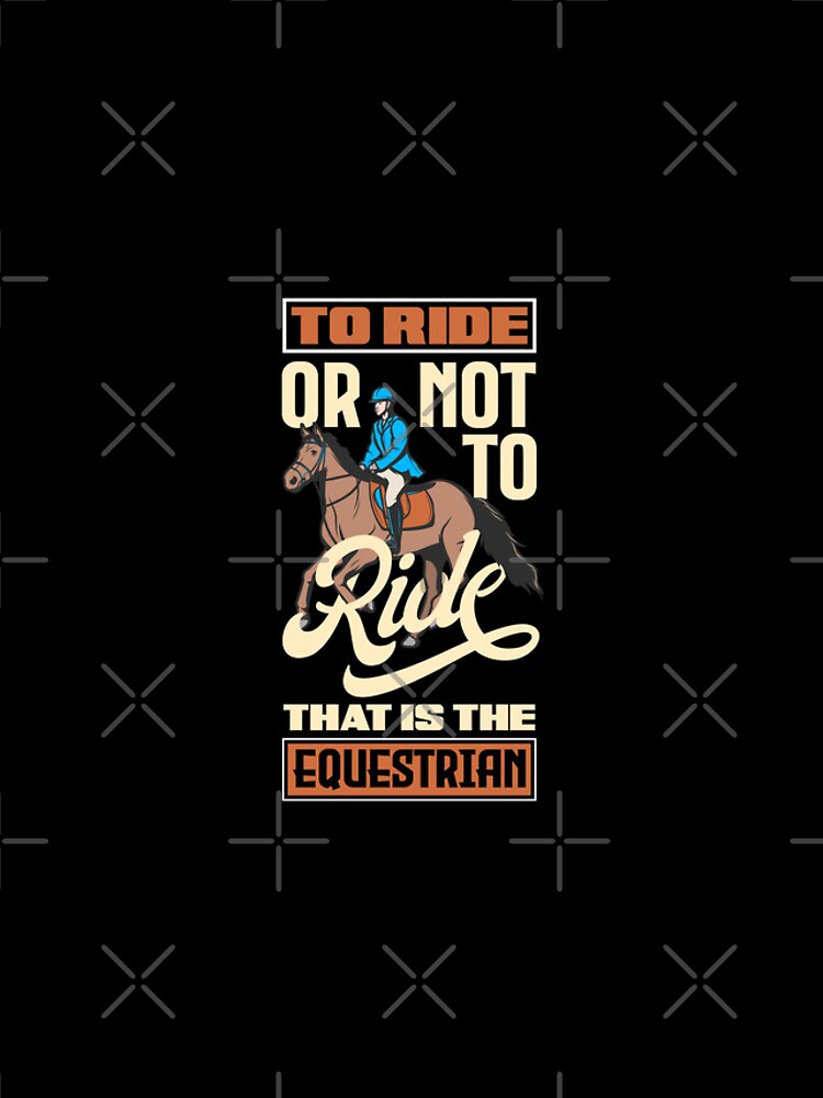 Thumbnail 4 of 4, iPhone Case, Equestrian Horse Riding To Ride Or Not TO Ride Funny designed and sold by ShopTheStyle.