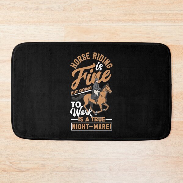 Item preview, Equestrianism Equestrian Horse Riding A True Night-Mare Pun designed and sold by ShopTheStyle.
