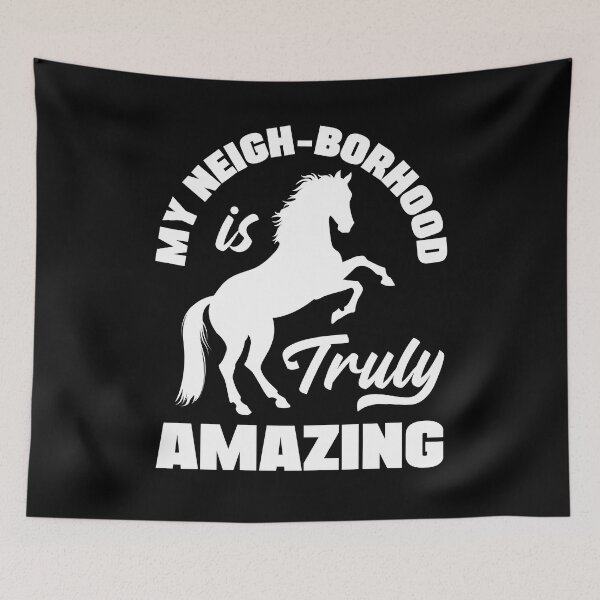 Item preview, Equestrianism Equestrian Horse Riding My Neigh-Borhood designed and sold by ShopTheStyle.