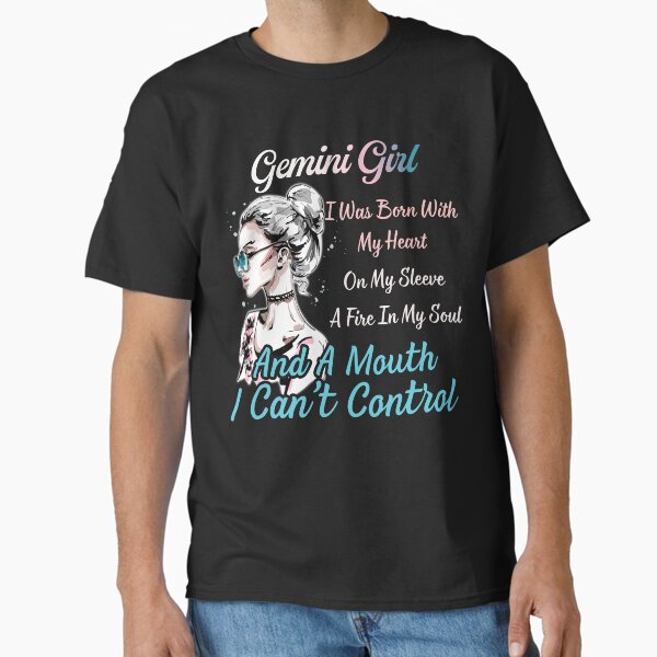 I am A Gemini Girl Zodiac Birthday Classic T-Shirt
