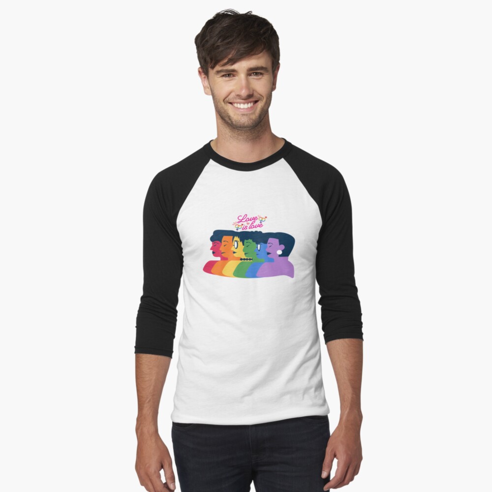 Item preview, Baseball ¾ Sleeve T-Shirt designed and sold by JiggsFashion.