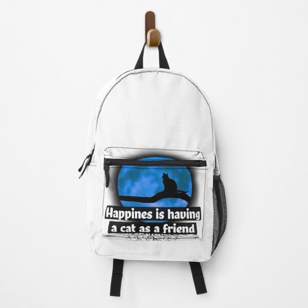 Item preview, Cats quotes - Happines is having a cat as a friend designed and sold by FluffyPet.