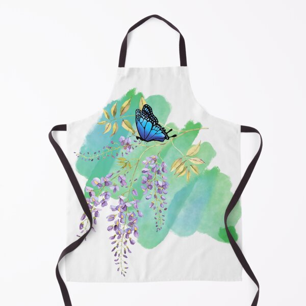 Item preview, Wisteria Flowers and Butterfly designed and sold by tomorrowsart.