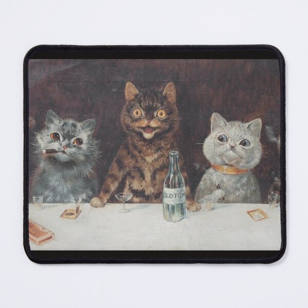 Item preview, Cats at a Table by Louis Wain - Vintage Art designed and sold by RickE.