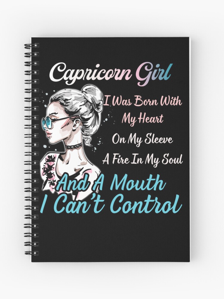 I Am A Capricorn Girl T-Shirt Capricorn Zodiac Birthday