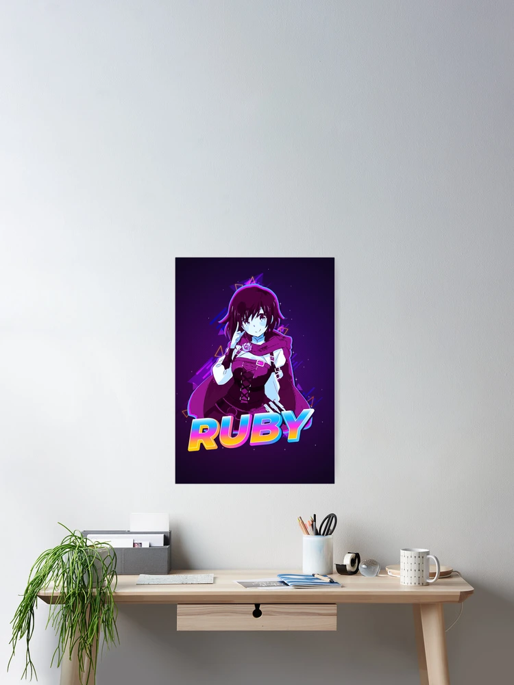 Thumbnail 2 of 3, Poster, Ruby Rose | Rwby designed and sold by Fish6SticksP.
