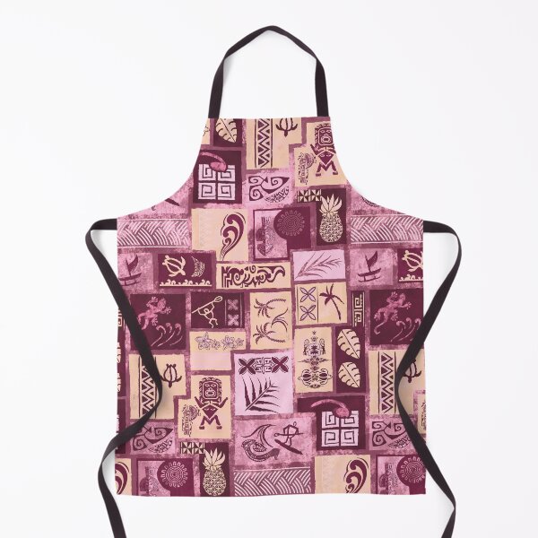 Item preview, Vintage Samoan - Hawaiian Red Painted Tapa Tribal Patchwork 2059 designed and sold by sunnthreads.