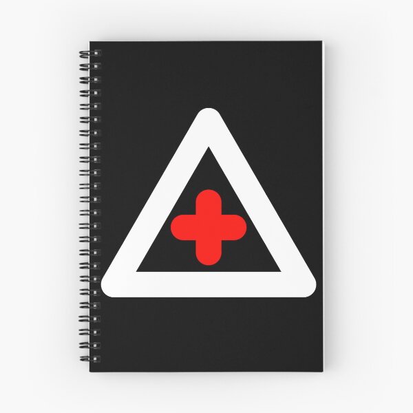Item preview, white red triangle plus designed and sold by Citizen of  Trash.