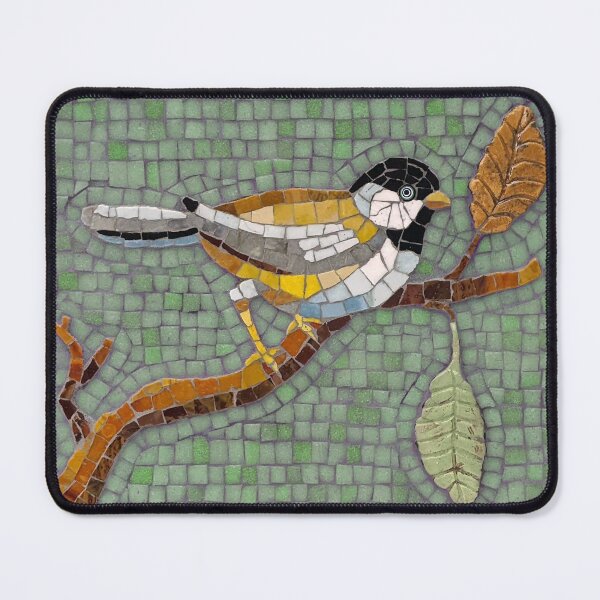 Item preview, Black Capped Chickadee Mosaic designed and sold by Galanat26.