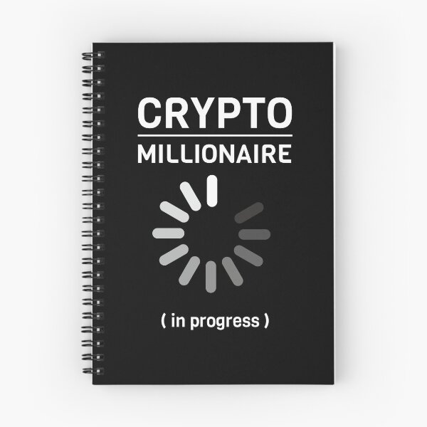 Item preview, Crypto millionaire,billionaire in progress, fun design  designed and sold by wrapa04.
