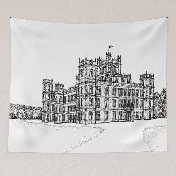 Item preview, Highclere Castle- Architectural Illustration  designed and sold by Anna-Moncur.