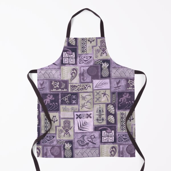 Item preview, Samoan - Hawaiian Vintage Faded Purple Painted Tapa Tribal Patchwork 2058 designed and sold by sunnthreads.