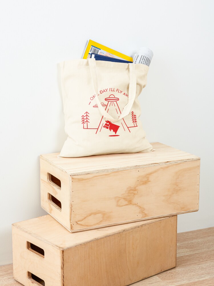 Alternate view of A cow with a dream Tote Bag
