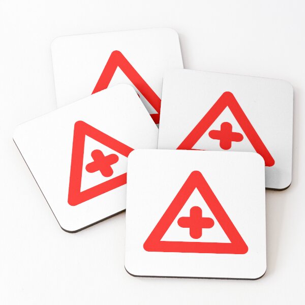 Item preview, red triangle plus designed and sold by Citizen of  Trash.